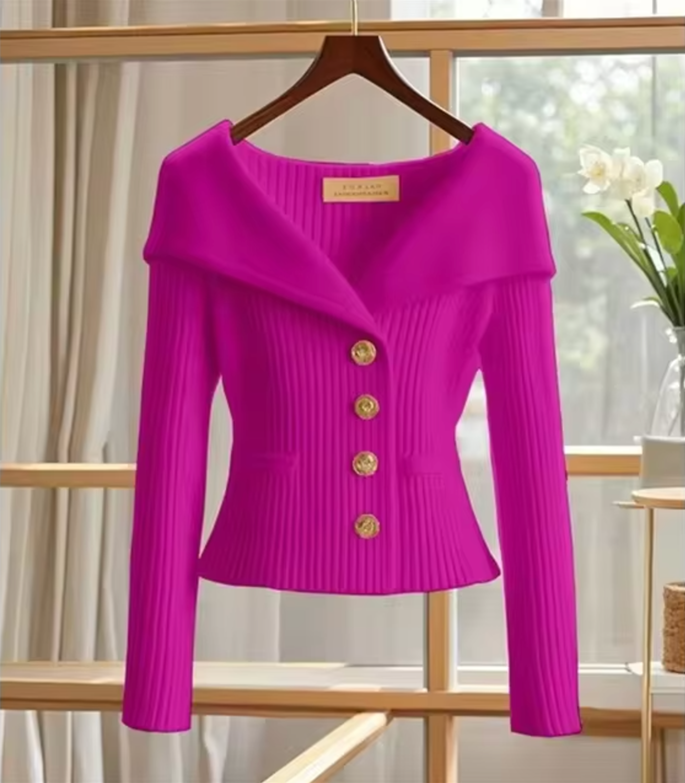 Haven – Cardigan Corto Lavorato a Maglia