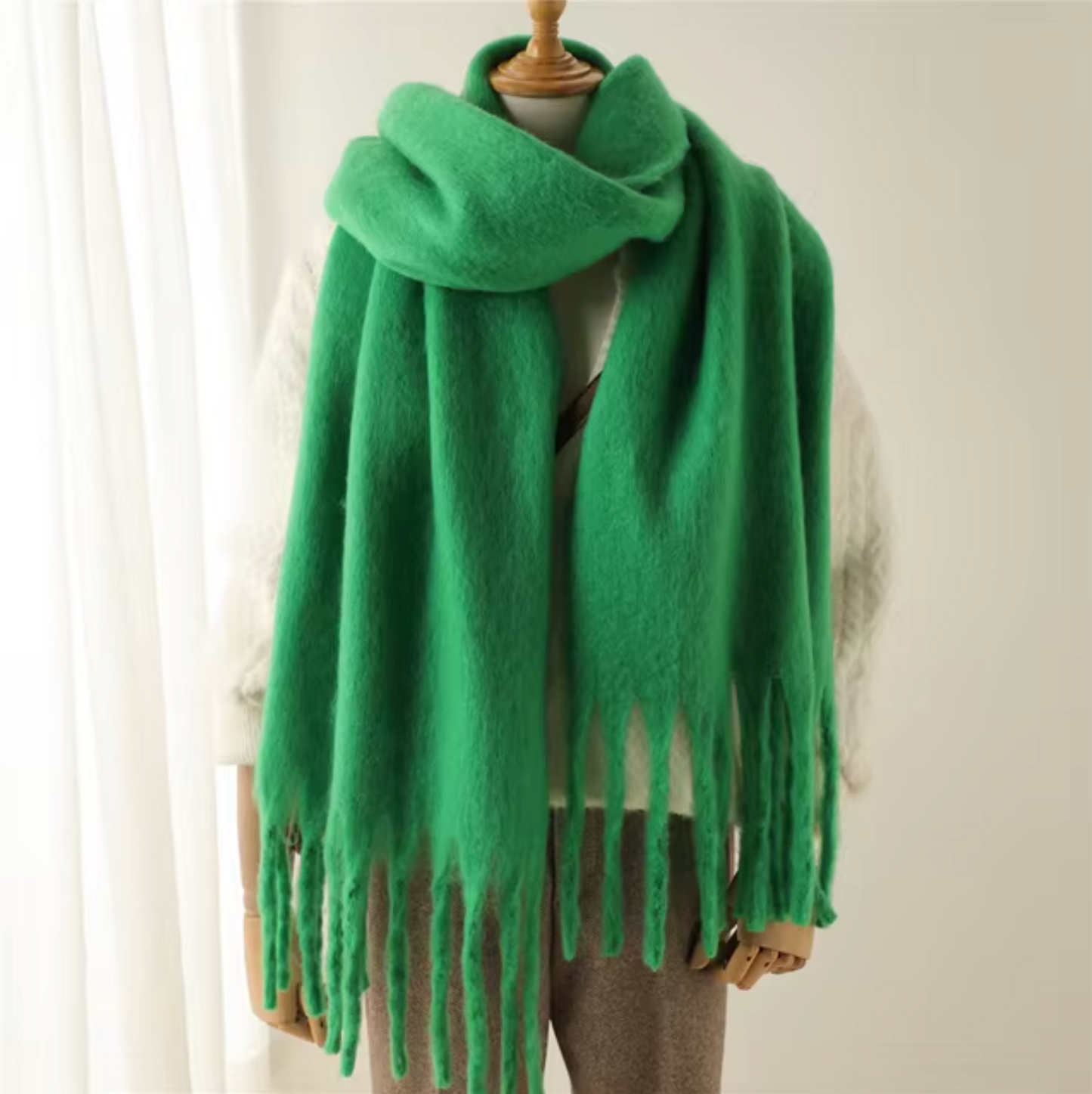 Oneka - Sciarpa invernale in cashmere