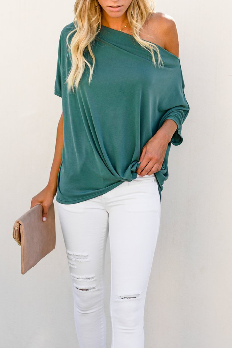 Cherry - Blusa elegante monospalla