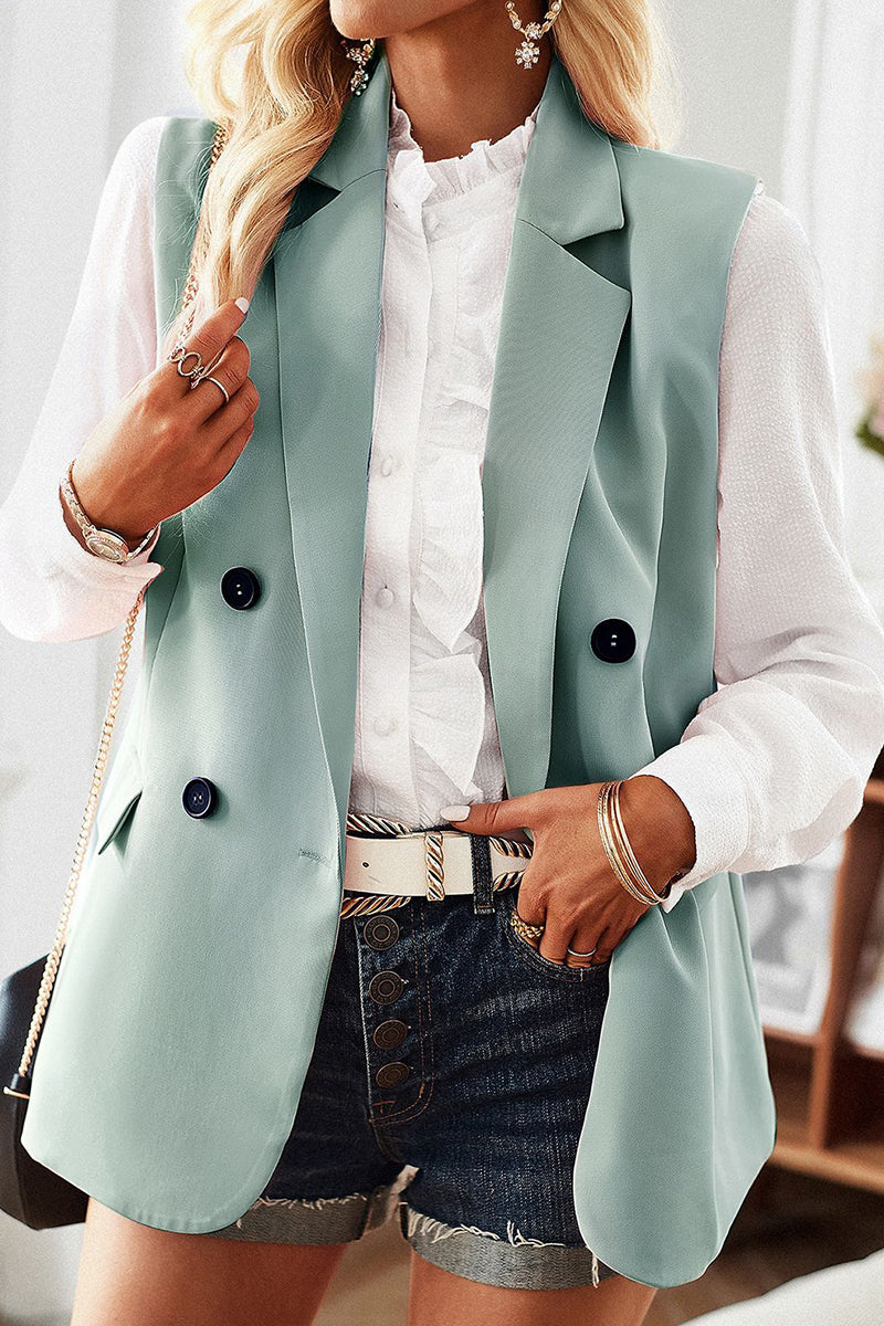 Evaline - Gilet elegante senza maniche e dalla vestibilità ampia