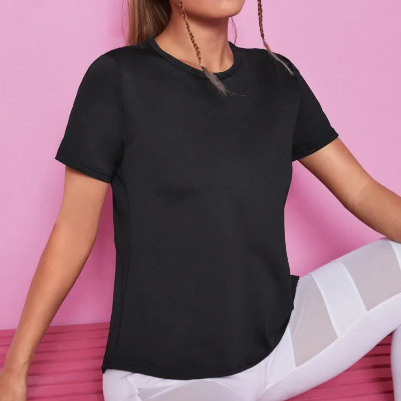 Alice - Top fitness a maniche corte