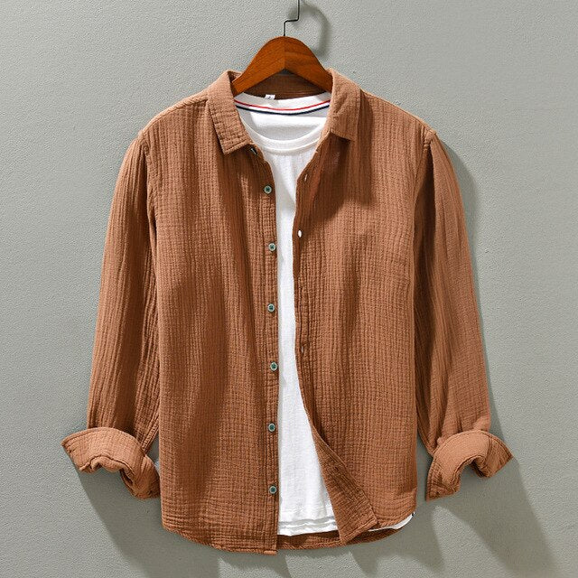 Jonas - Camicia Elegante con Bottoni a Maniche Lunghe