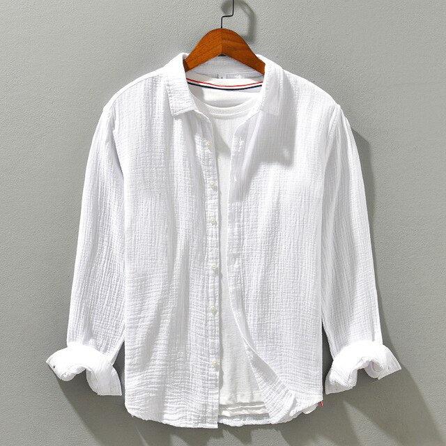 Jonas - Camicia Elegante con Bottoni a Maniche Lunghe