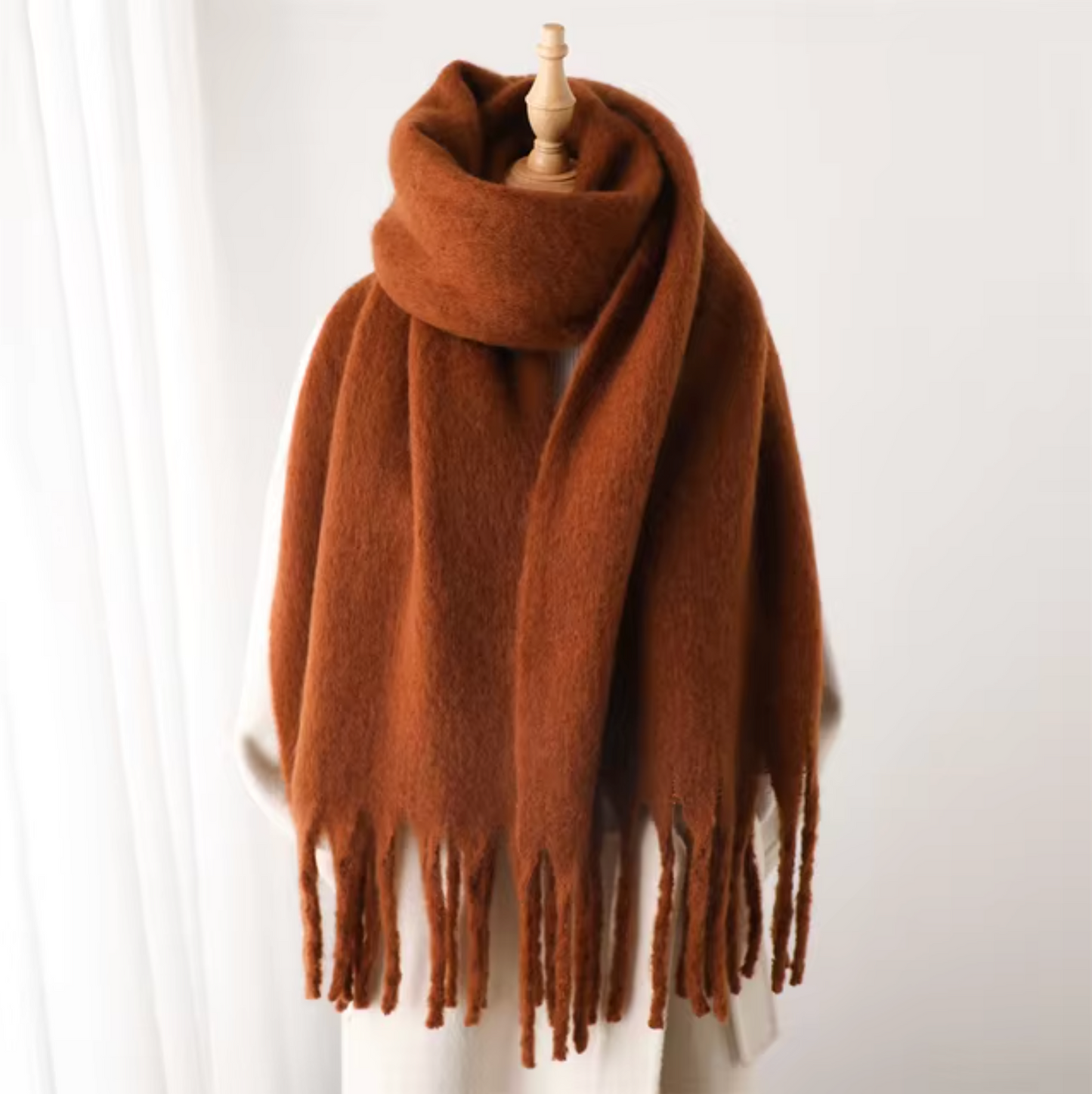Oneka - Sciarpa invernale in cashmere
