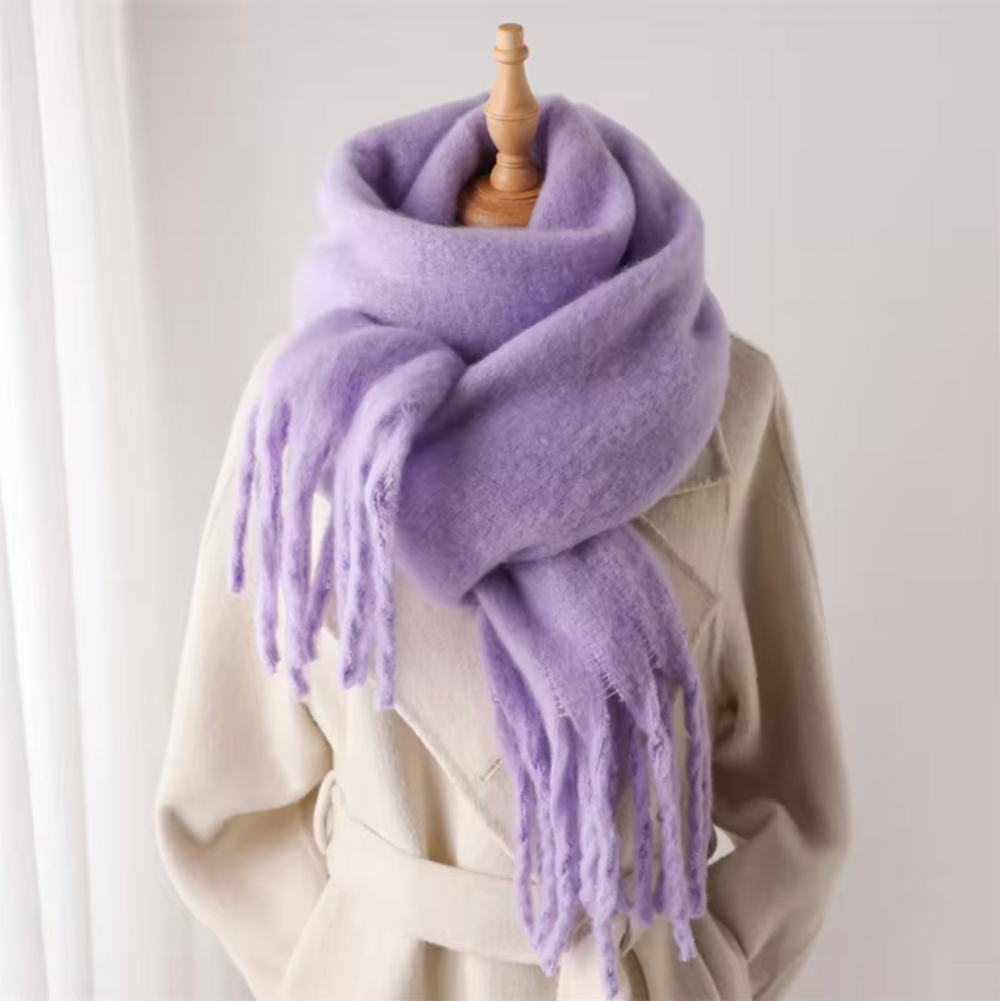 Oneka - Sciarpa invernale in cashmere