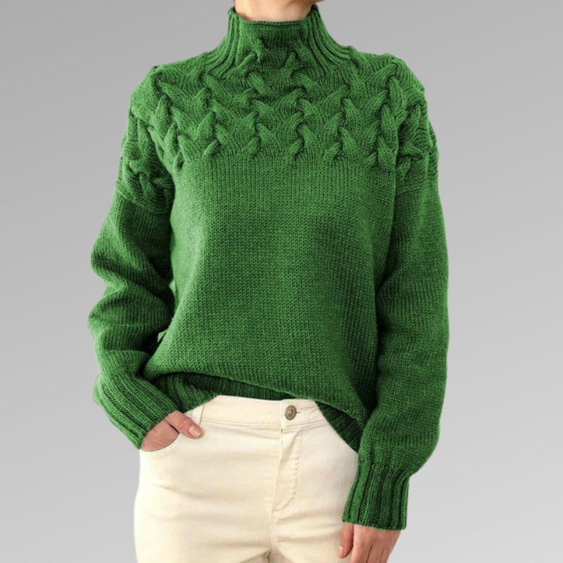 Camelia - Elegante maglione a collo alto