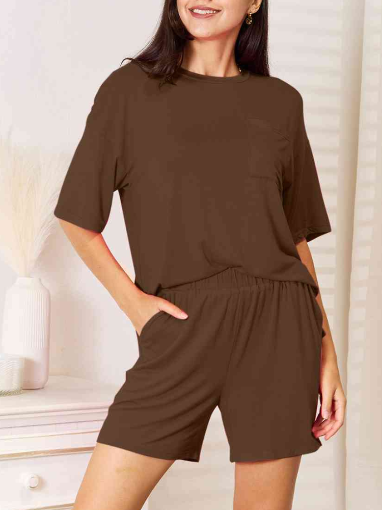 Cressilda - Completo casual con t-shirt oversize e pantaloncini