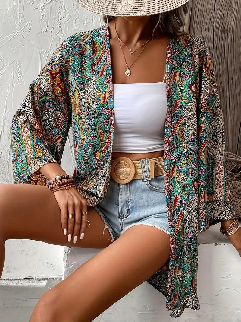 Editha - Cardigan bohémien per donna