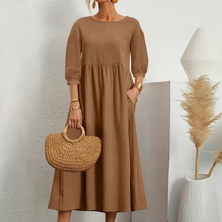 Rosaria - Abito Casual con Maniche Corte