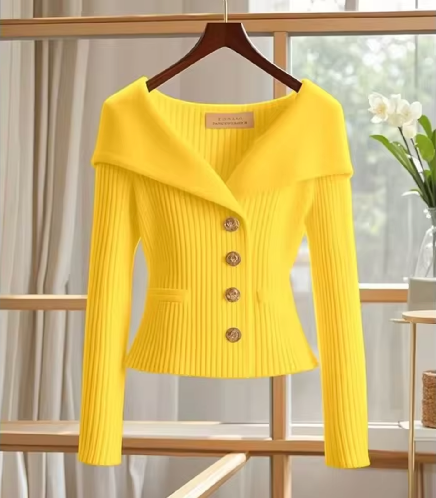 Haven – Cardigan Corto Lavorato a Maglia
