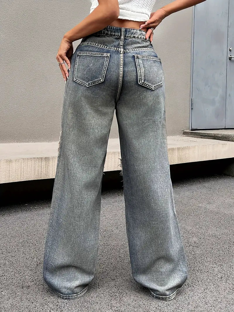 Esther - Jeans larghi dalla vestibilità morbida