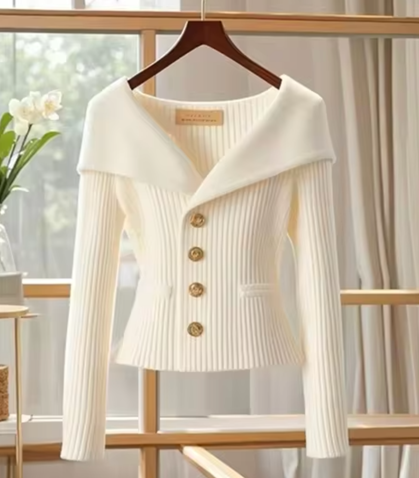 Haven – Cardigan Corto Lavorato a Maglia