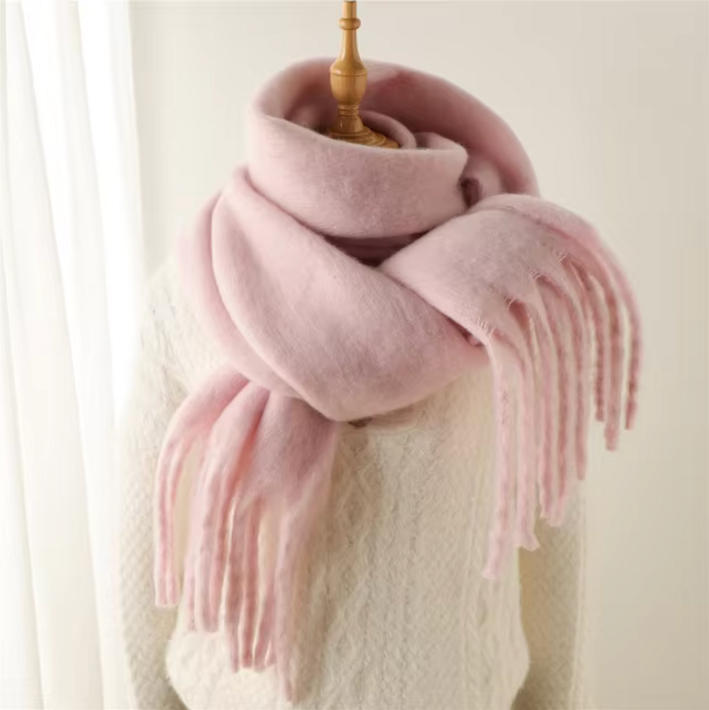 Oneka - Sciarpa invernale in cashmere