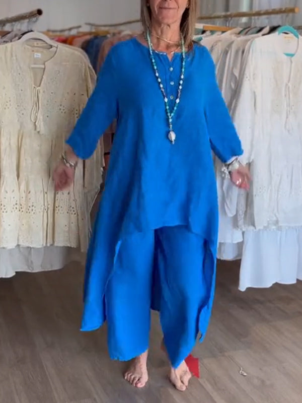 Carolina - Abito Casual In Lino Da Donna