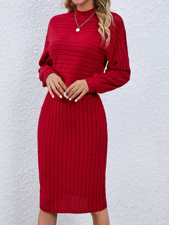 Lysa - Elegante completo con top e gonna morbidi a maniche lunghe e collo rotondo