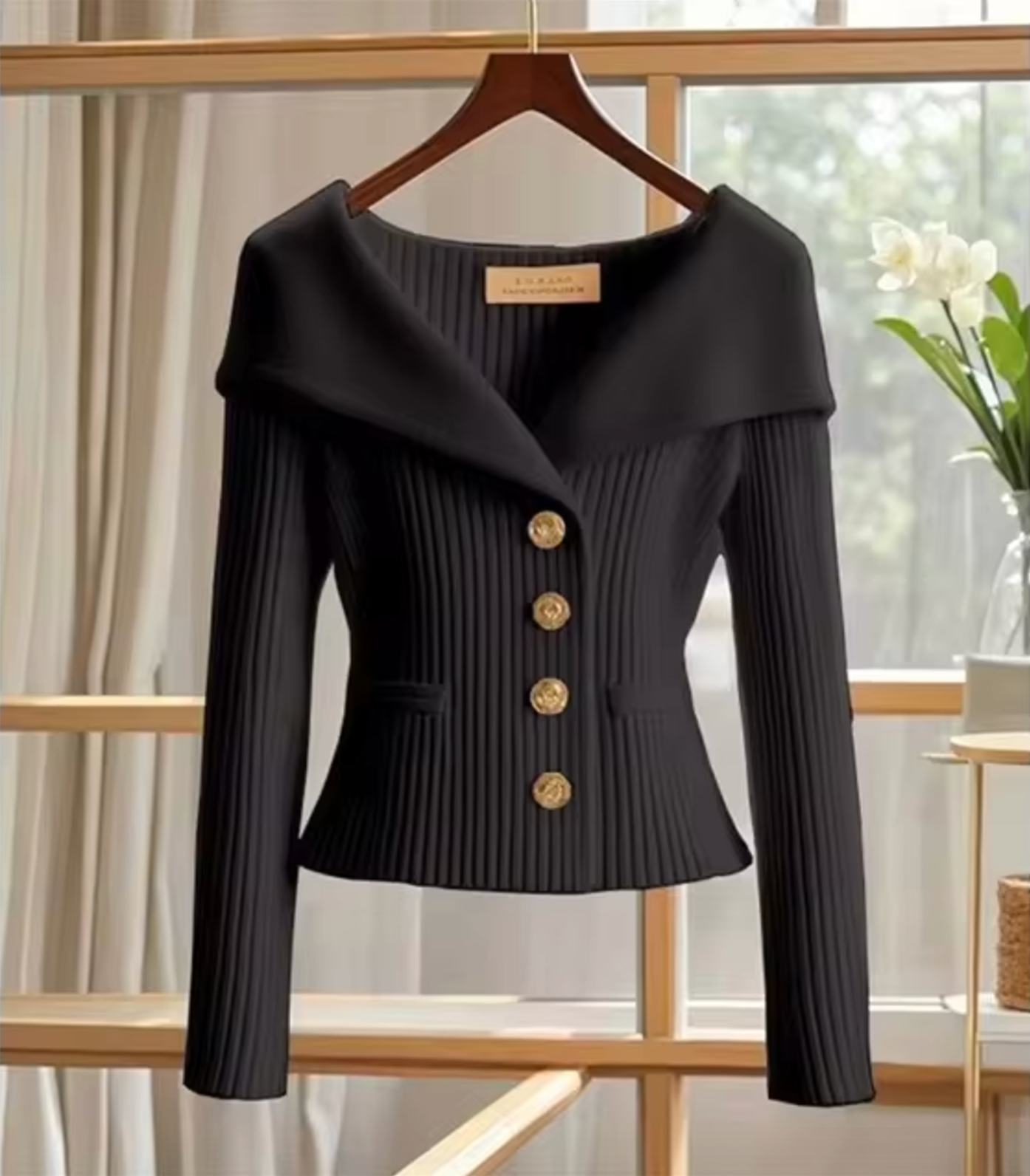 Haven – Cardigan Corto Lavorato a Maglia