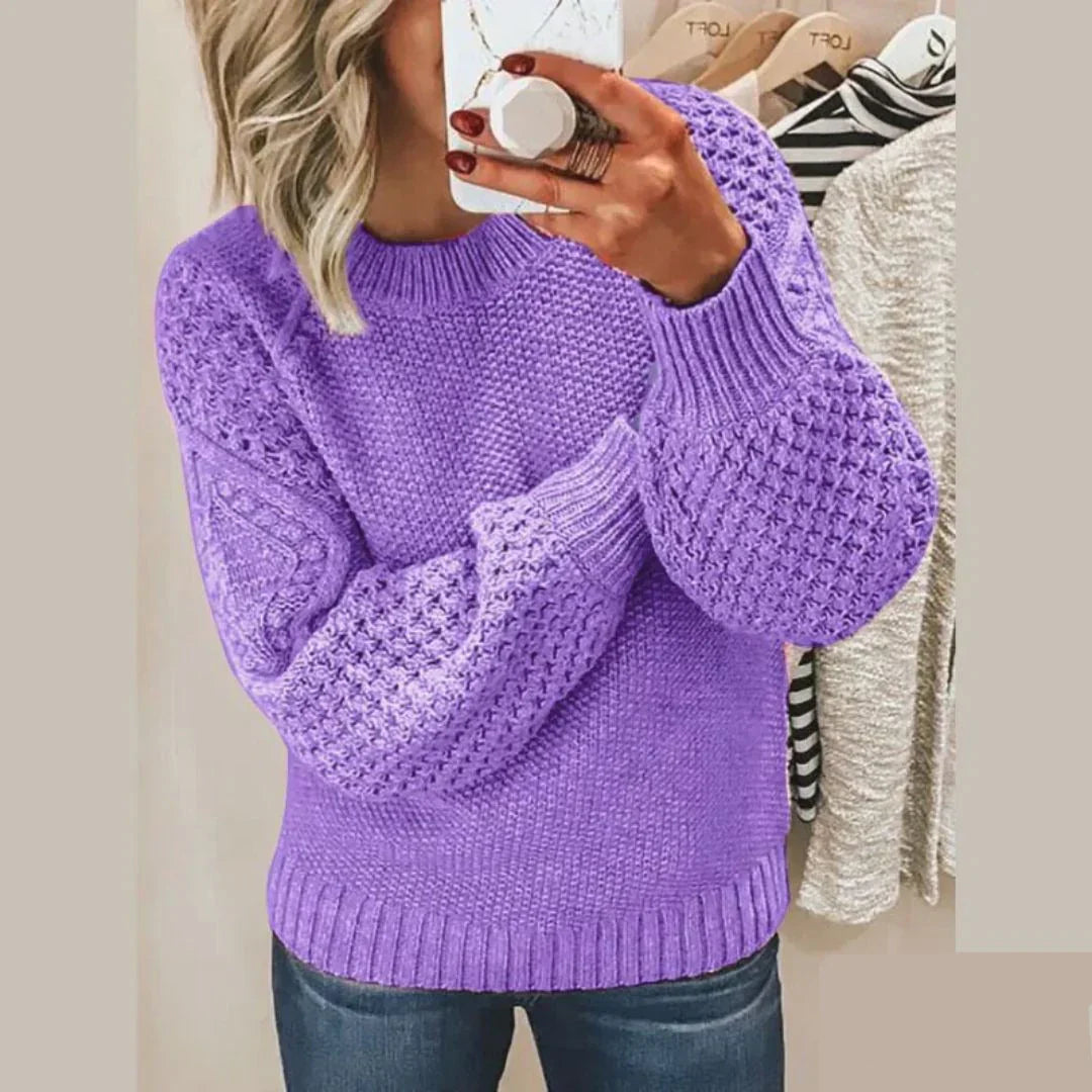 Bellarose - Maglione classico in maglia calda