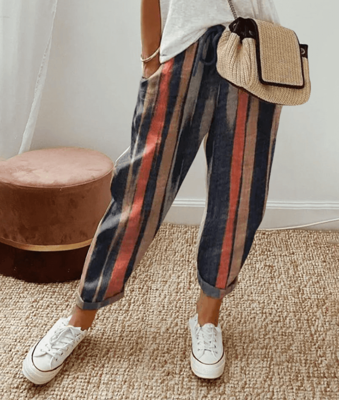 Melissa | Pantaloni eleganti in cotone