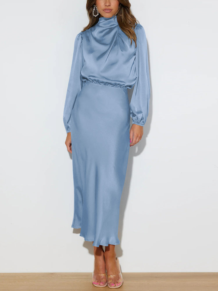 Audra - Elegantes Langarmkleid