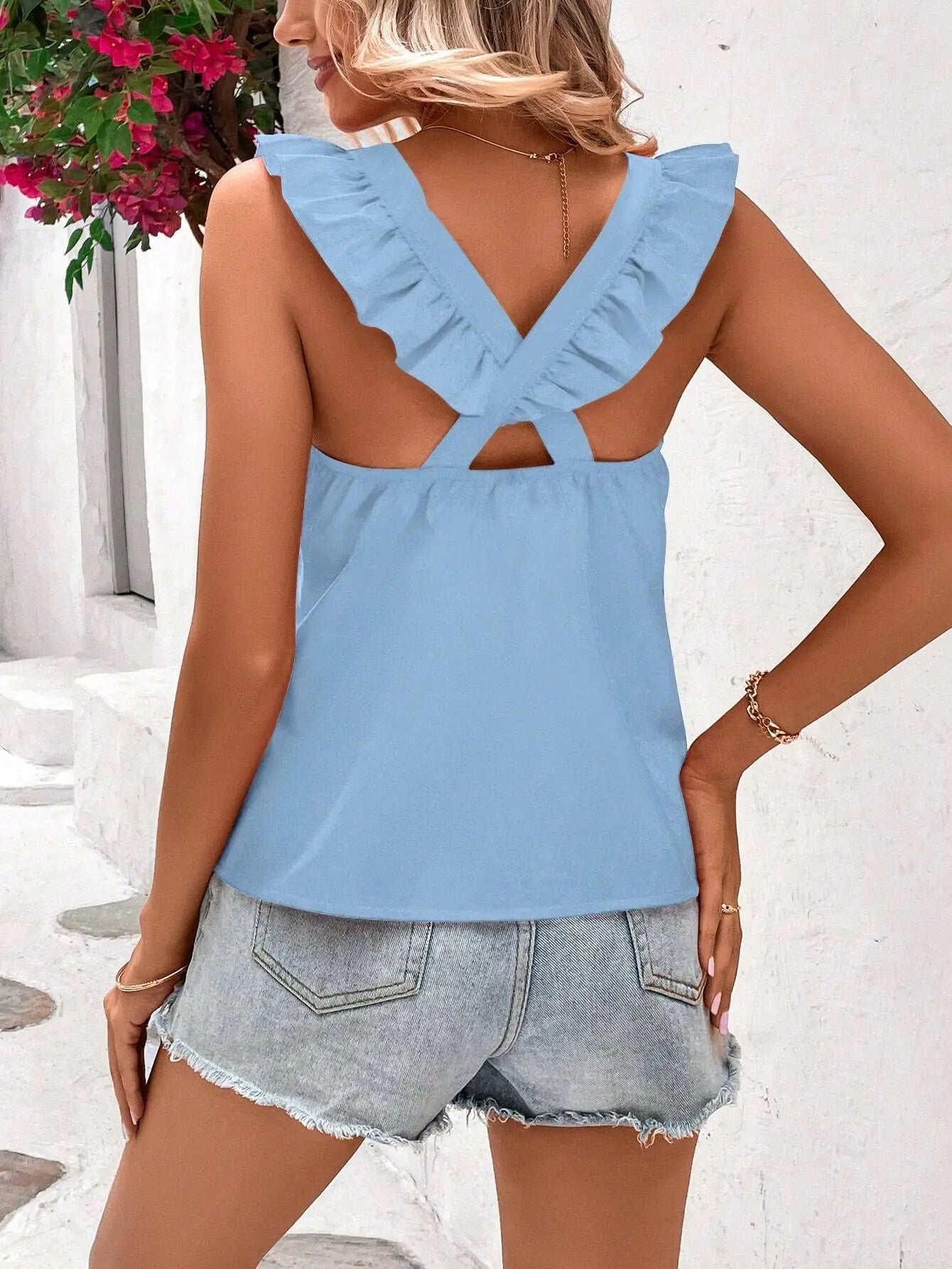 Agnes - Top incrociato moda donna