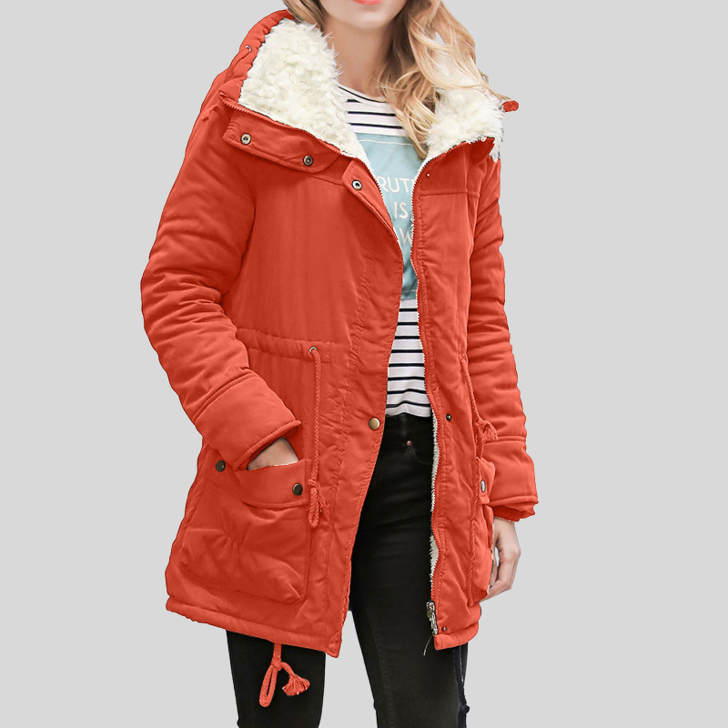 Iliana - Cappotto parka con fodera super confortevole