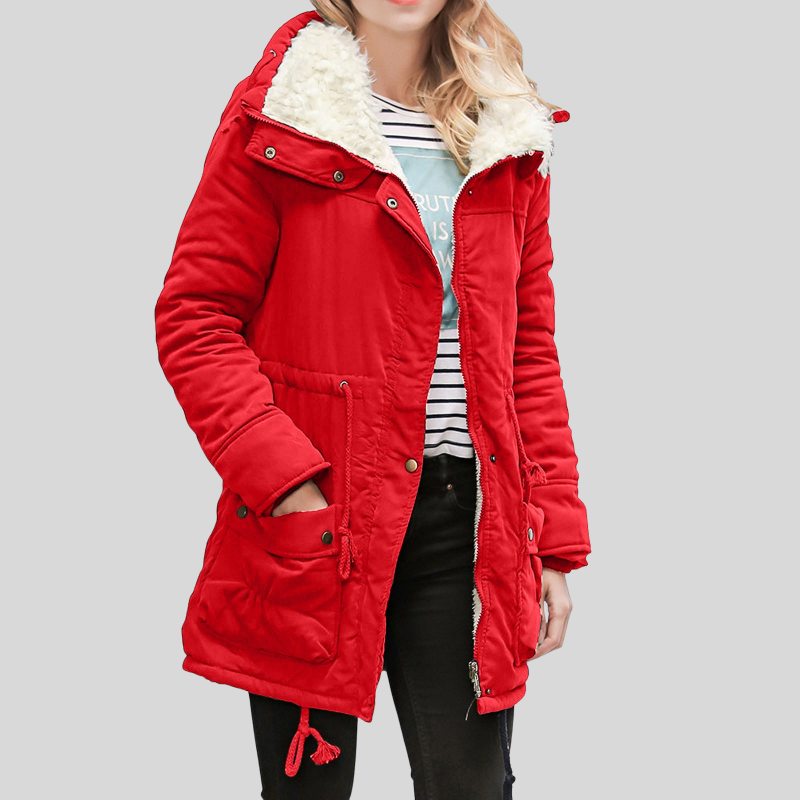 Iliana - Cappotto parka con fodera super confortevole