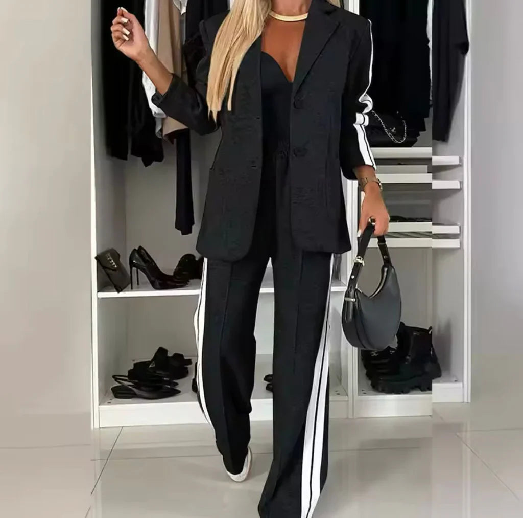 Muriel - Completo elegante composto da blazer e pantaloni a maniche lunghe