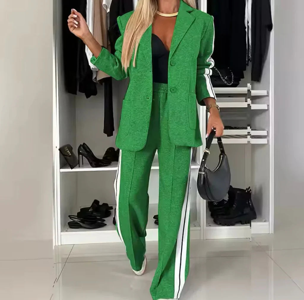Muriel - Completo elegante composto da blazer e pantaloni a maniche lunghe