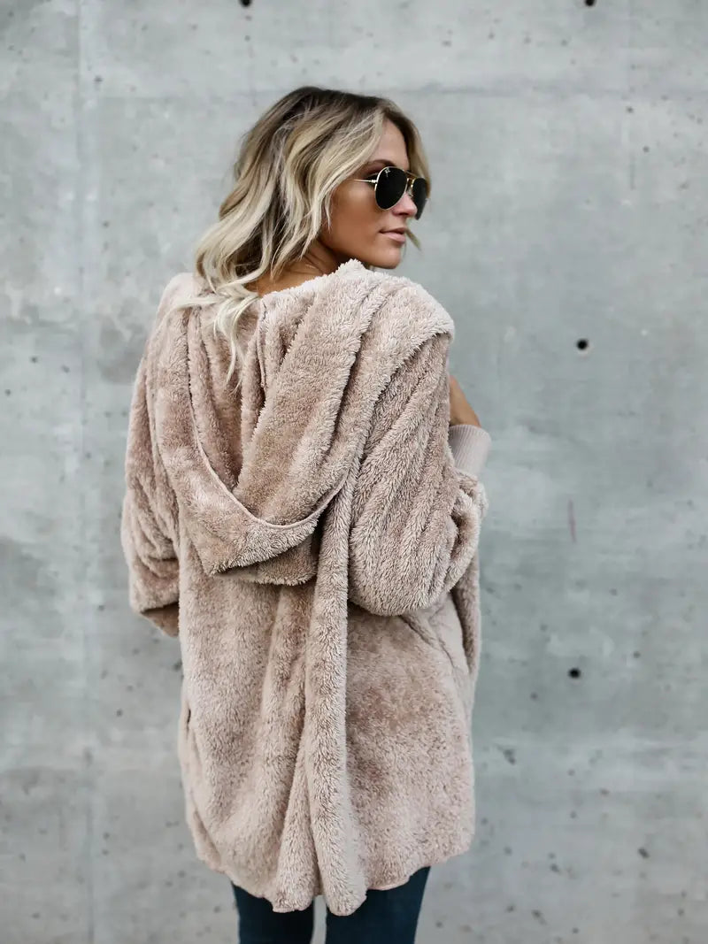 Letha - Cappotto invernale da donna con cappuccio