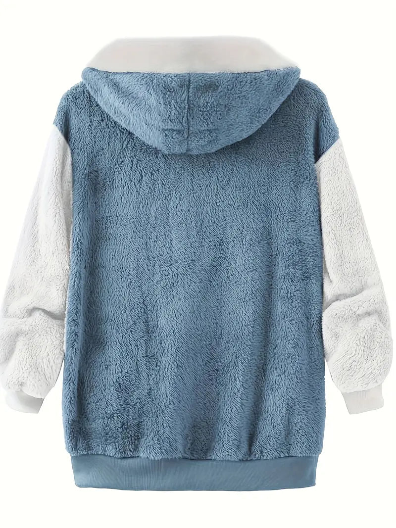 Lorane - Cappotto soffice con cappuccio