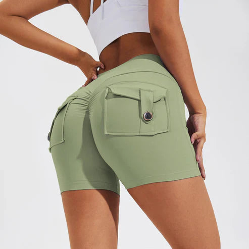 Louisa - Pantaloncini a vita alta con effetto lifting fianchi