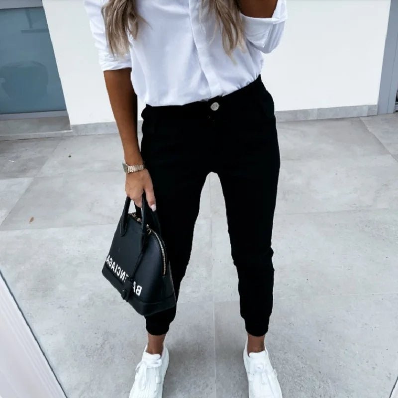 Giorgia | Pantaloni casual elasticizzati da donna