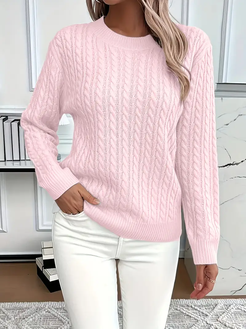 Xandra - Elegante maglione caldo in maglia