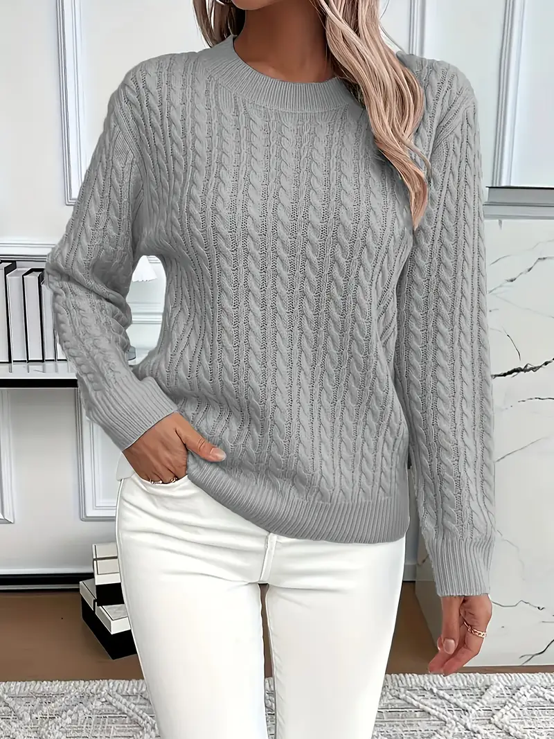 Xandra - Elegante maglione caldo in maglia
