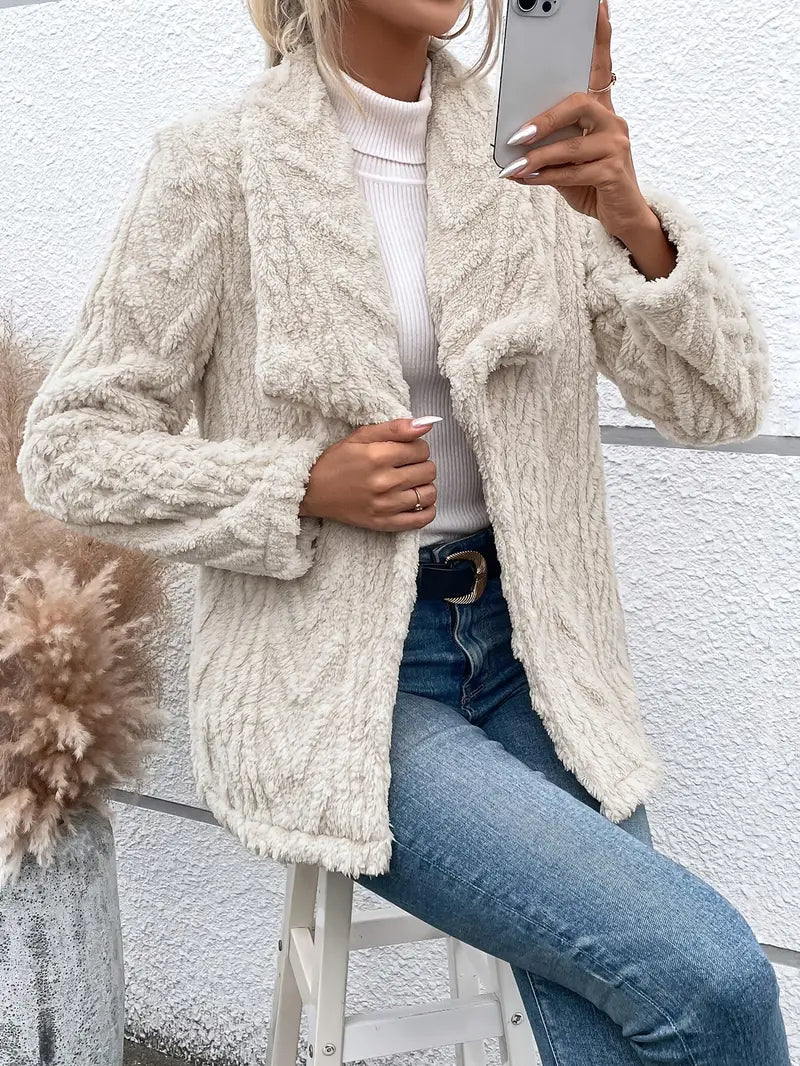 Kathleen - Elegante giacca in pile da donna