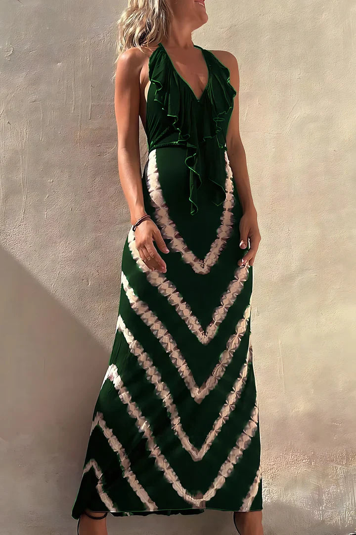 Arlette - Maxi abito senza maniche con scollo a V
