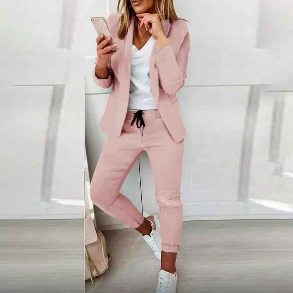 Clare - Blazer e pantaloni a maniche lunghe