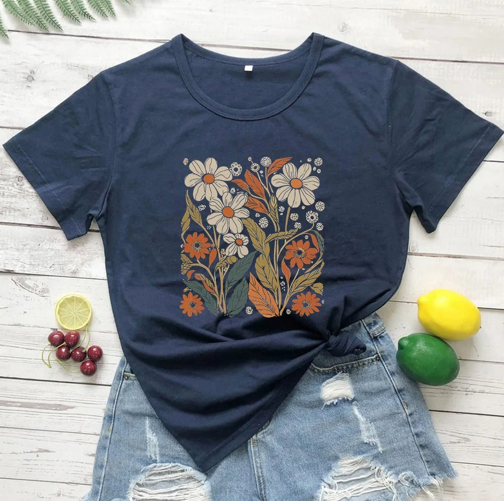 Arabella - Camicia donna Vintage Wildflower