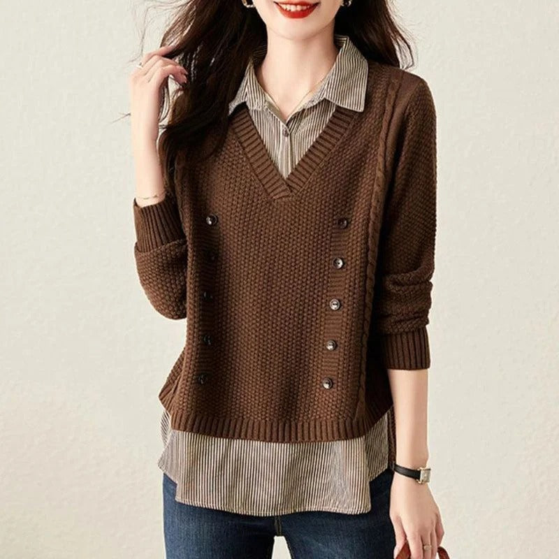 Phoebe - Maglione in look a strati