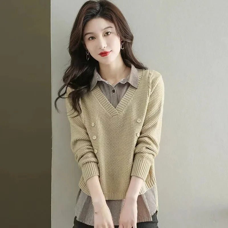 Phoebe - Maglione in look a strati