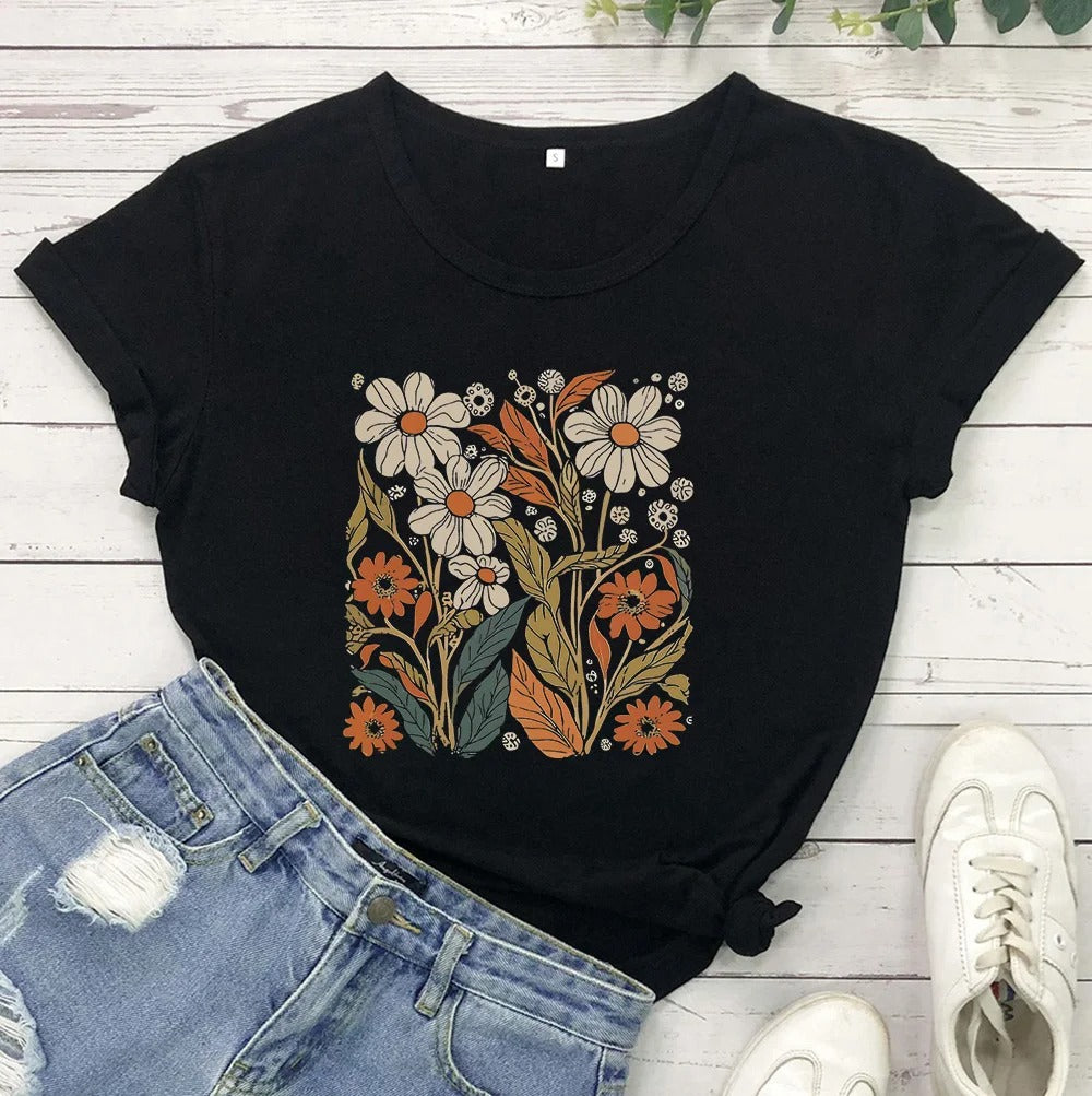 Arabella - Camicia donna Vintage Wildflower
