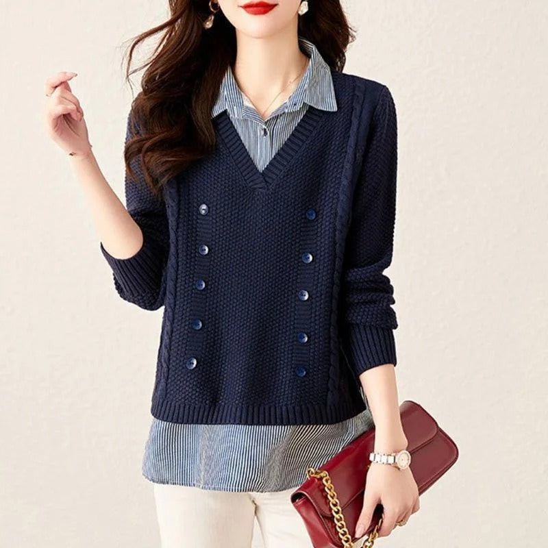 Phoebe - Maglione in look a strati