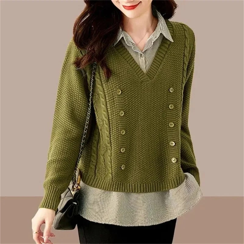 Phoebe - Maglione in look a strati