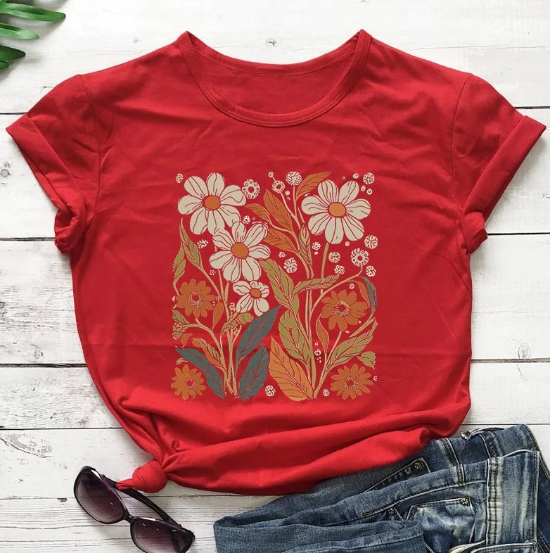 Arabella - Camicia donna Vintage Wildflower