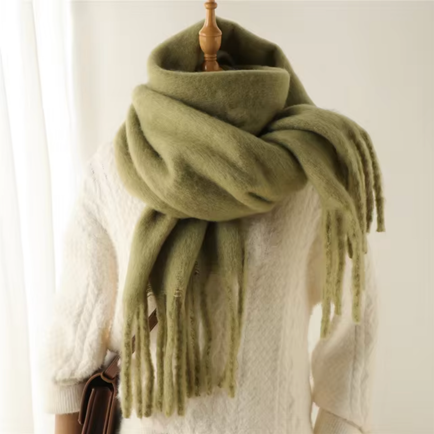 Oneka - Sciarpa invernale in cashmere