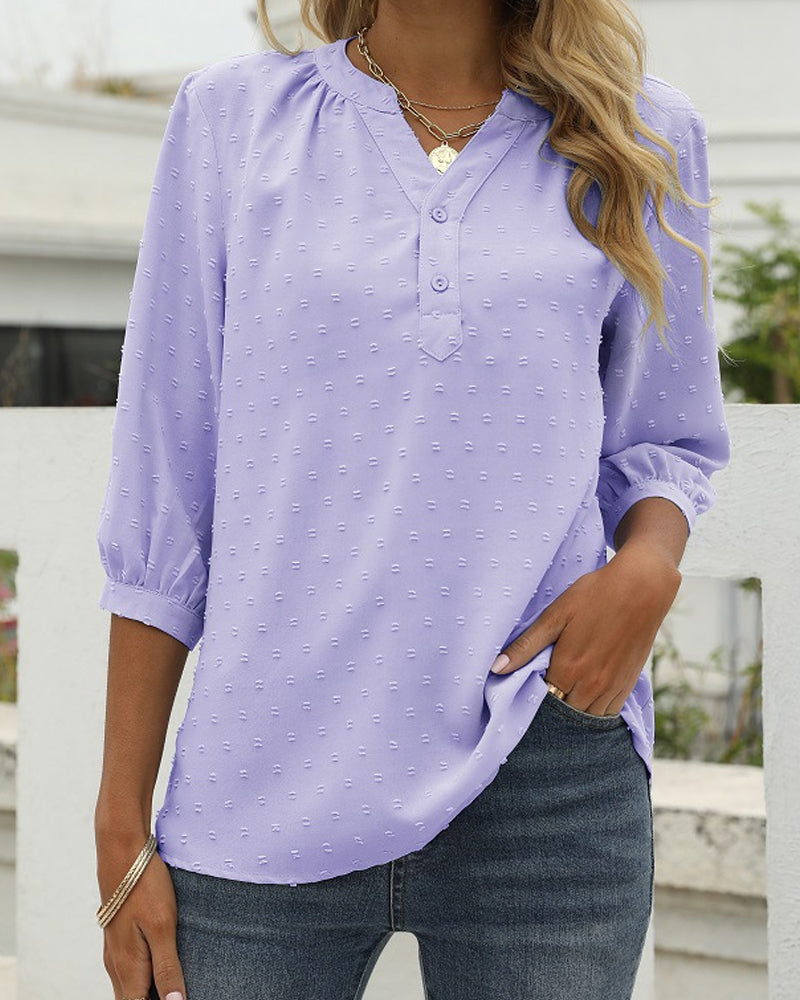 Novalee - Blusa elegante e comoda a mezza manica