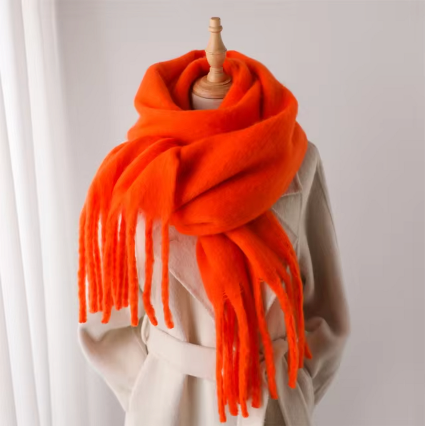 Oneka - Sciarpa invernale in cashmere