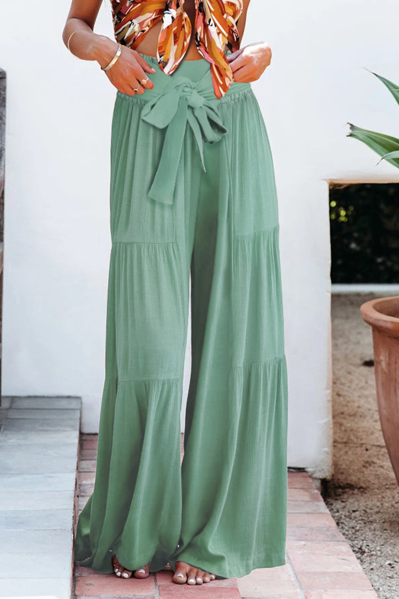 Zenitha - Pantaloni a Gamba Larga a Vita Alta, Stile Casual e Morbido