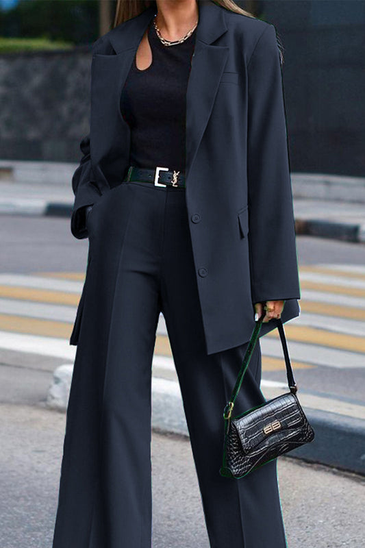 Dayana - Completo elegante con blazer a manica lunga e pantaloni