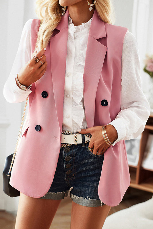 Evaline - Gilet elegante senza maniche e dalla vestibilità ampia